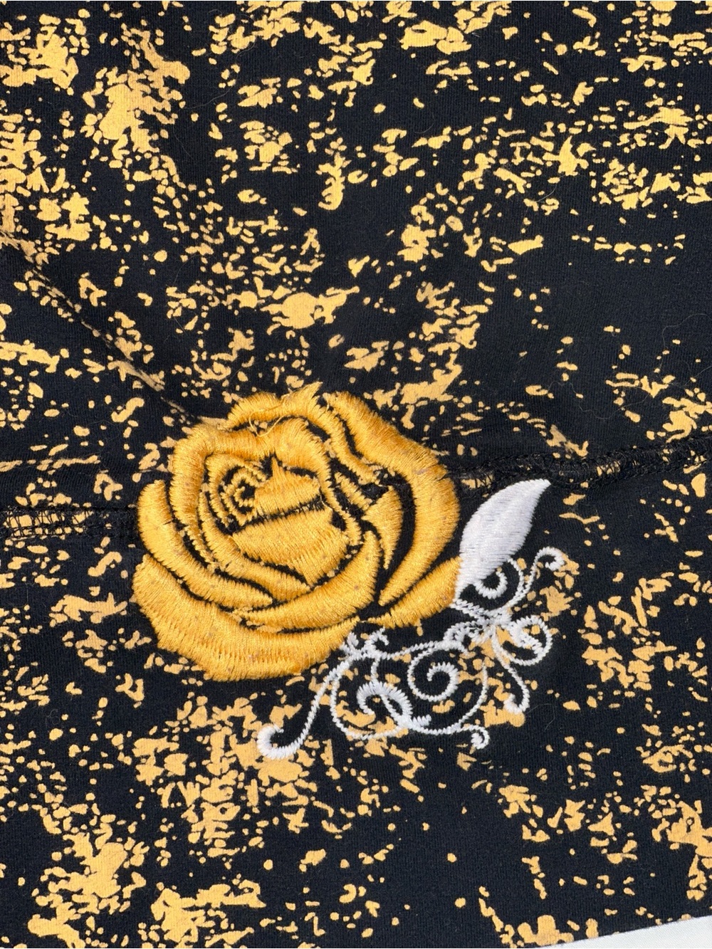 Baby Phat Black and Gold Foil Short Sleeve Tee - Picture 6 of 9